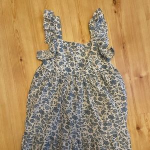 Girls blue floral dress